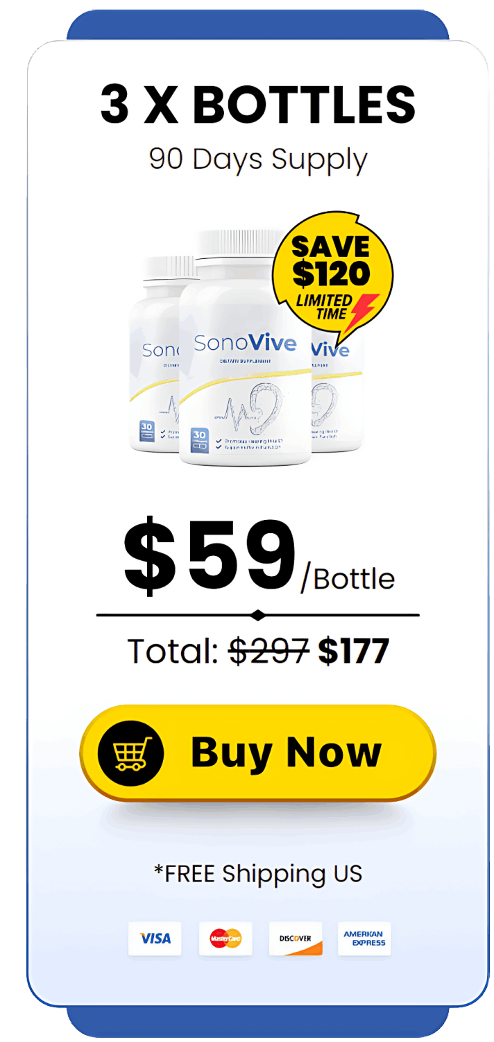 Sonovive 3 bottle Price